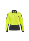 Syzmik Mens Hi Vis Flux L/S Polo ZH310 - WEARhouse