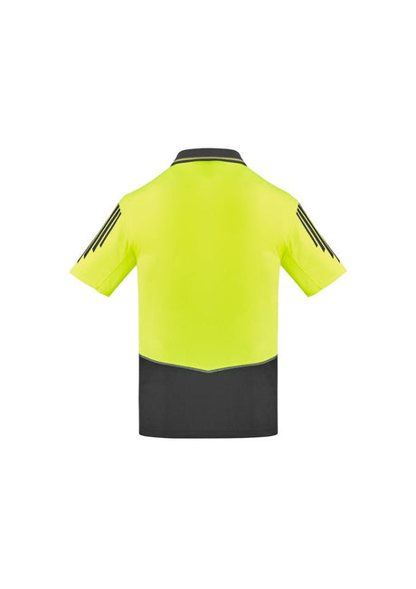 Syzmik Mens Hi Vis Flux Short sleeve Polo ZH315 - WEARhouse