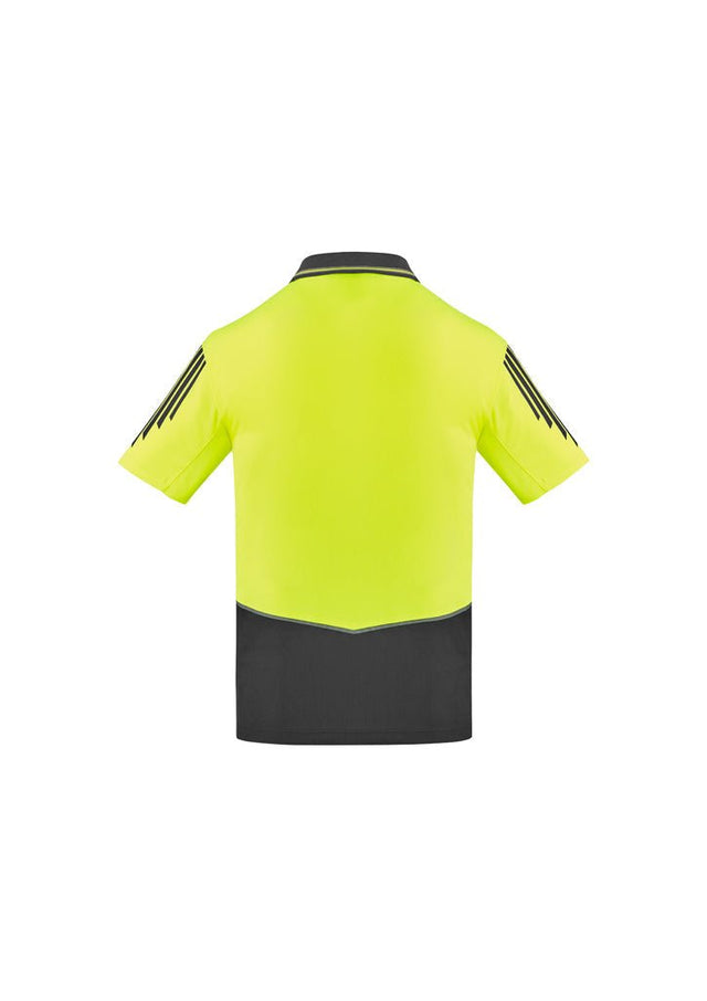 Syzmik Mens Hi Vis Flux Short sleeve Polo ZH315 - WEARhouse