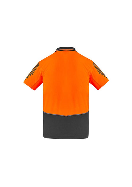 Syzmik Mens Hi Vis Flux Short sleeve Polo ZH315 - WEARhouse