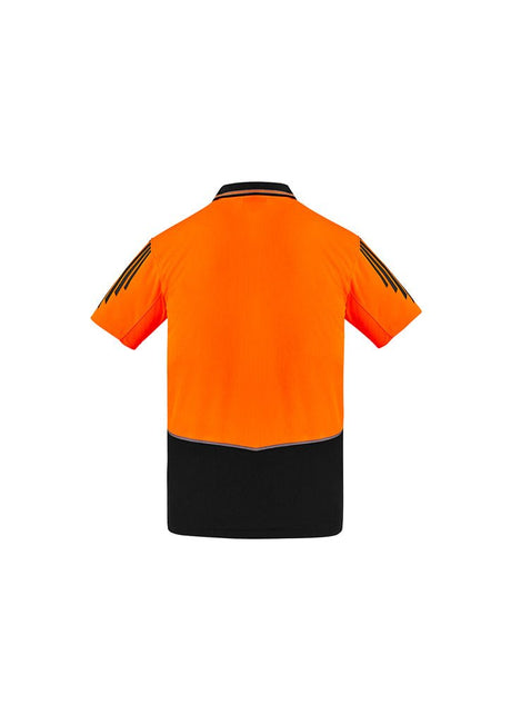 Syzmik Mens Hi Vis Flux Short sleeve Polo ZH315 - WEARhouse