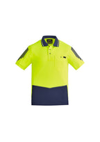 Syzmik Mens Hi Vis Flux Short sleeve Polo ZH315 - WEARhouse