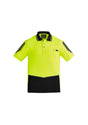 Syzmik Mens Hi Vis Flux Short sleeve Polo ZH315 - WEARhouse