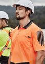 Syzmik Mens Hi Vis Flux Short sleeve Polo ZH315 - WEARhouse