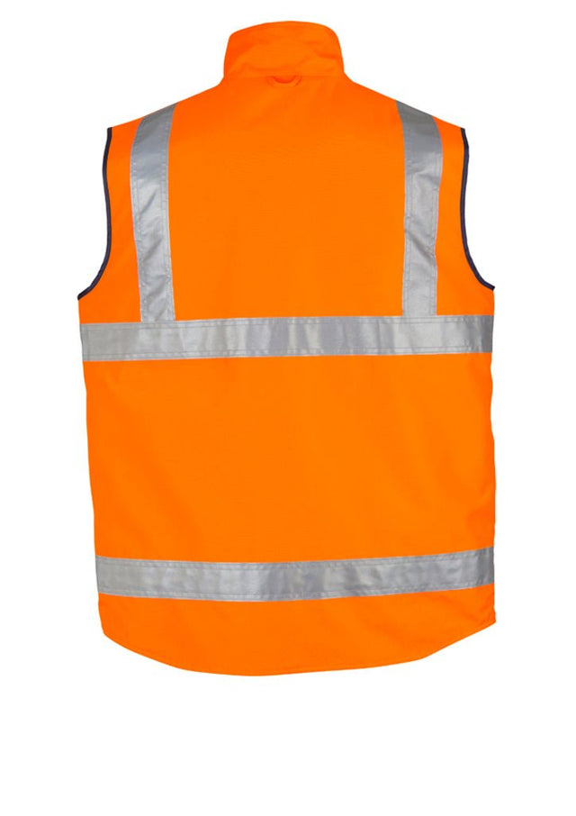 Syzmik Mens Hi Vis Lightweight Fleece Lined Vest ZV358 - WEARhouse