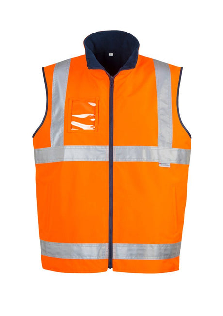 Syzmik Mens Hi Vis Lightweight Fleece Lined Vest ZV358 - WEARhouse