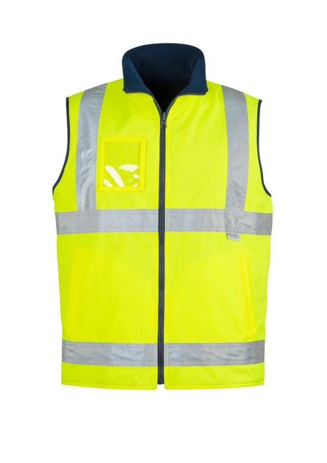 Syzmik Mens Hi Vis Lightweight Fleece Lined Vest ZV358 - WEARhouse