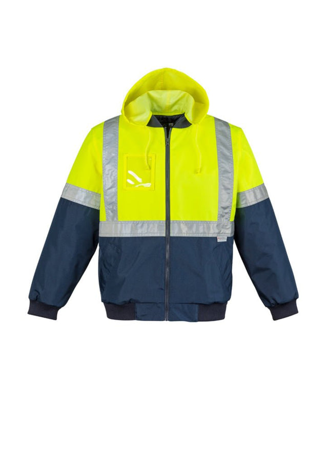 Syzmik Mens HI Vis Quilted Flying Jacket ZJ351 - WEARhouse