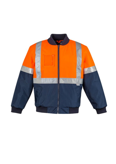 Syzmik Mens HI Vis Quilted Flying Jacket ZJ351 - WEARhouse