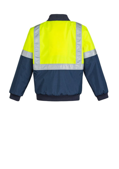 Syzmik Mens HI Vis Quilted Flying Jacket ZJ351 - WEARhouse