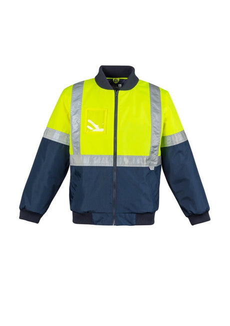 Syzmik Mens HI Vis Quilted Flying Jacket ZJ351 - WEARhouse