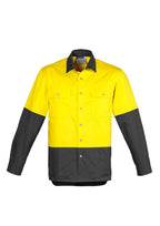 Syzmik Mens Hi Vis Spliced Industrial Shirt ZW122 - WEARhouse