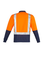 Syzmik Mens Hi Vis Spliced Polo - Long Sleeve Shoulder Taped ZH234 - WEARhouse