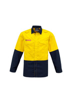 Syzmik Mens Hi Vis Spliced Shirt ZW138 - WEARhouse