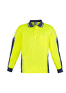 Syzmik Mens Hi Vis Squad L/S Polo ZH238 - WEARhouse