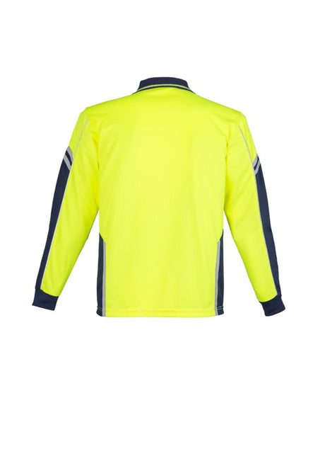 Syzmik Mens Hi Vis Squad L/S Polo ZH238 - WEARhouse