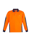 Syzmik Mens Hi Vis Squad L/S Polo ZH238 - WEARhouse