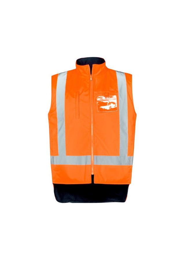 Syzmik Mens Hi Vis X Back Taped 4 in 1 Waterproof Jacket ZJ616 - WEARhouse