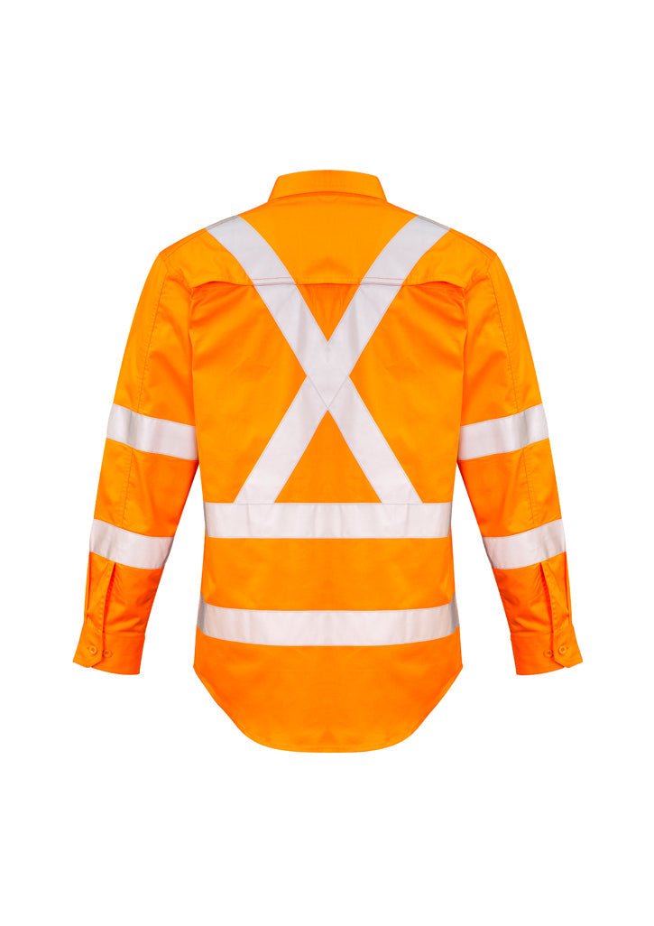 Syzmik Mens Hi Vis X Back Taped Shirt ZW690 - WEARhouse