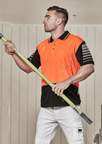 Syzmik Mens Hi Vis Zone Polo ZH236 - WEARhouse