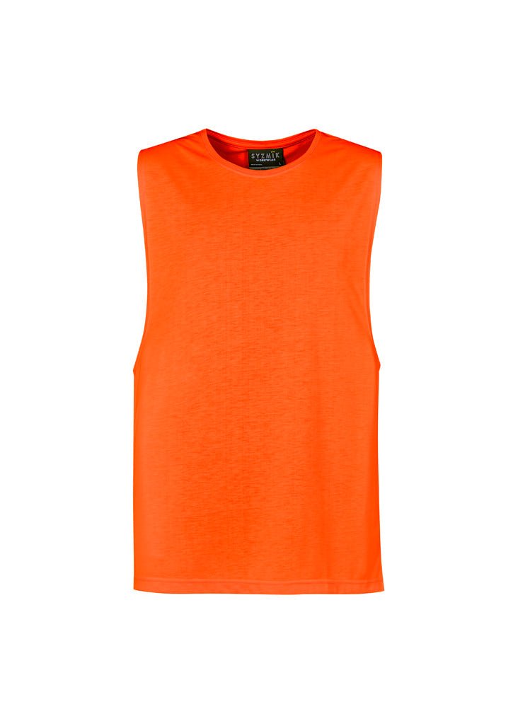 Syzmik Mens His Vis Sleeveless Tee ZH297 - WEARhouse