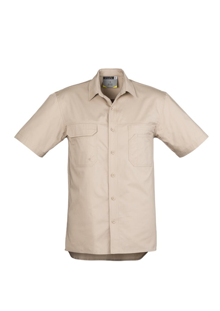 Syzmik Mens Light Weight Tradie S/S Shirt ZW120 - WEARhouse