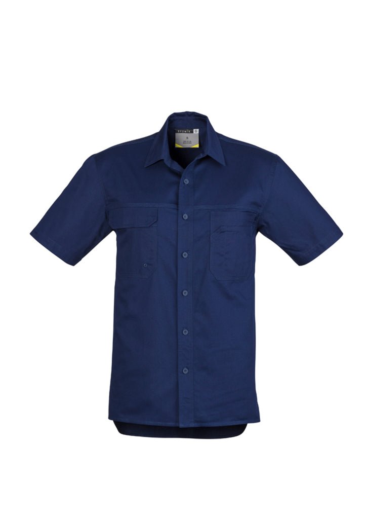 Syzmik Mens Light Weight Tradie S/S Shirt ZW120 - WEARhouse