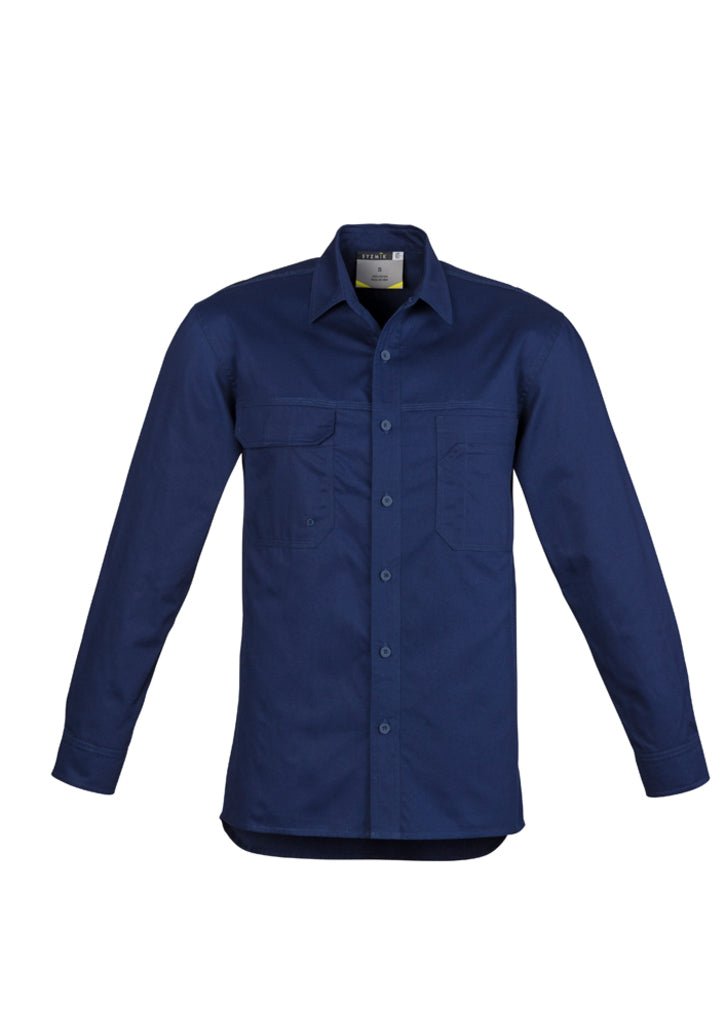 Syzmik Mens Lightweight Tradie L/S Shirt ZW121 - WEARhouse