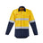 Syzmik Mens Orange Flame HRC 2 Hoop Taped Open Front Spliced Shirt ZW140 - WEARhouse