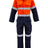 Syzmik Mens Orange Flame HRC 2 Hoop Taped Spliced Overall ZC525 - WEARhouse