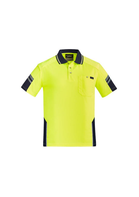 Syzmik Mens Reinforced Hi Vis Squad S/S Polo ZH465 - WEARhouse