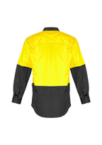 Syzmik Mens Rugged Cooling Hi Vis Spliced Shirt ZW128 - WEARhouse