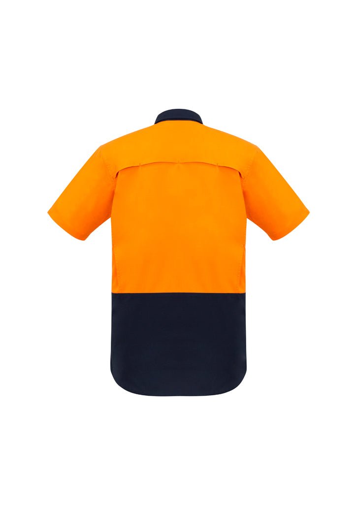 Syzmik Mens Rugged Cooling Hi Vis Spliced S/S Shirt ZW815 - WEARhouse