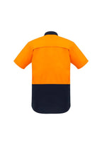Syzmik Mens Rugged Cooling Hi Vis Spliced S/S Shirt ZW815 - WEARhouse
