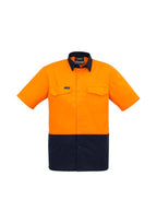 Syzmik Mens Rugged Cooling Hi Vis Spliced S/S Shirt ZW815 - WEARhouse