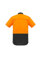 Syzmik Mens Rugged Cooling Hi Vis Spliced S/S Shirt ZW815 - WEARhouse