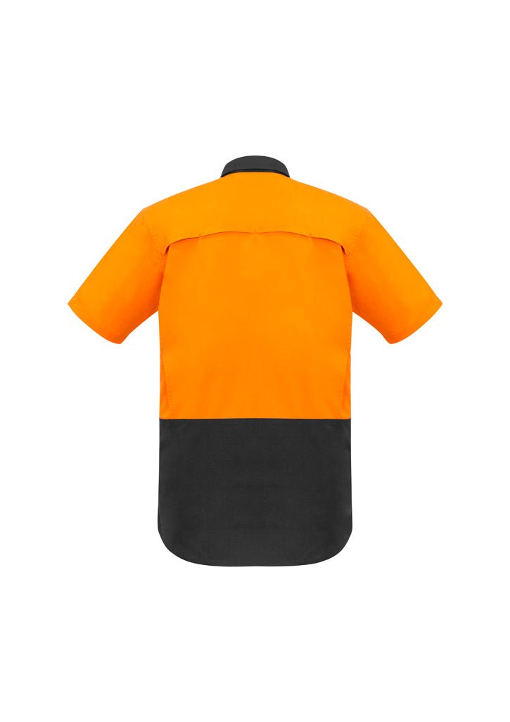 Syzmik Mens Rugged Cooling Hi Vis Spliced S/S Shirt ZW815 - WEARhouse