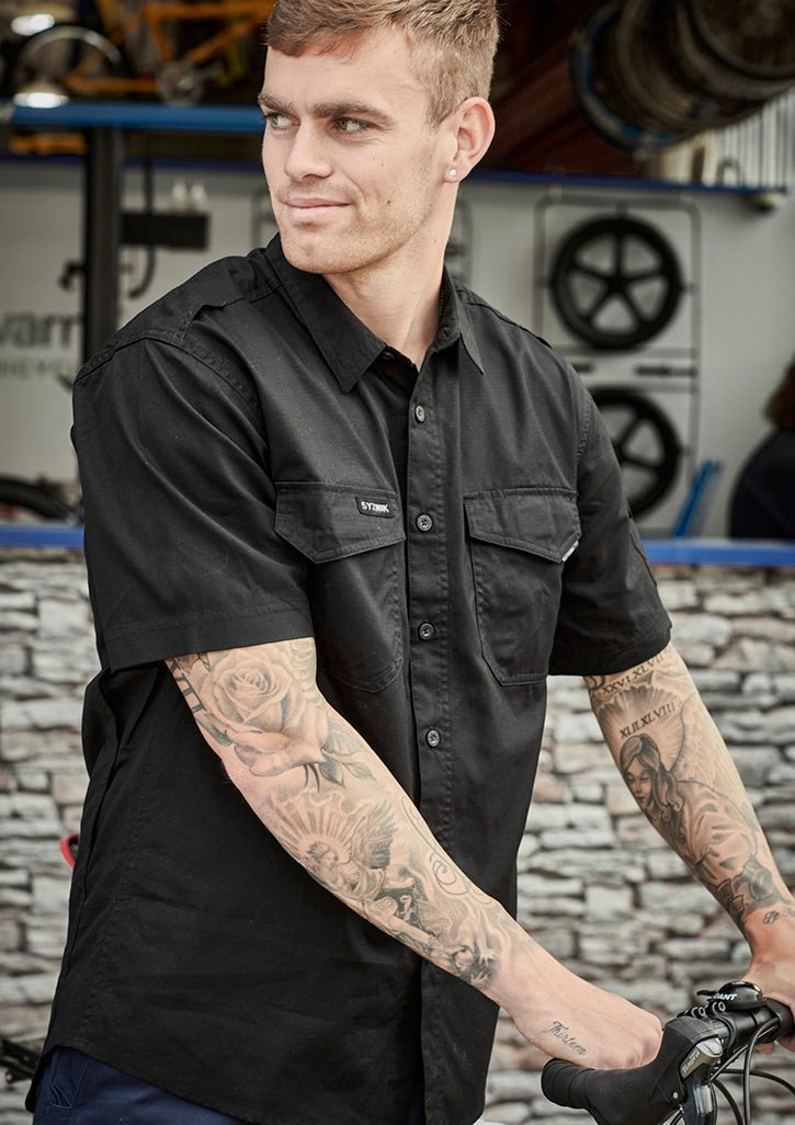 Syzmik Mens Rugged Cooling Mens S/S Shirt ZW405 - WEARhouse