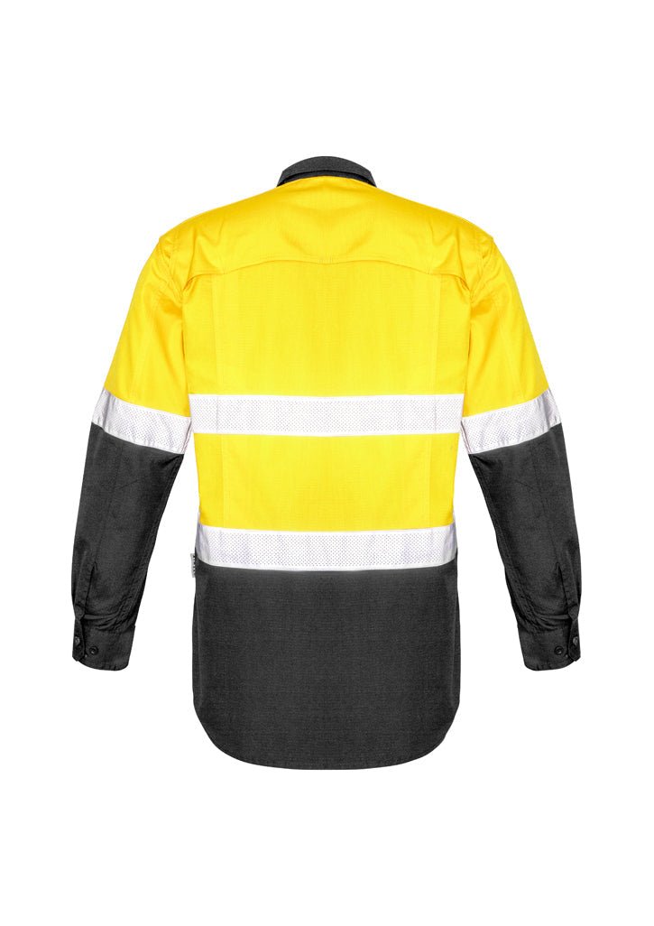 Syzmik Mens Rugged Cooling Taped Hi Vis Spliced Shirt ZW129 - WEARhouse