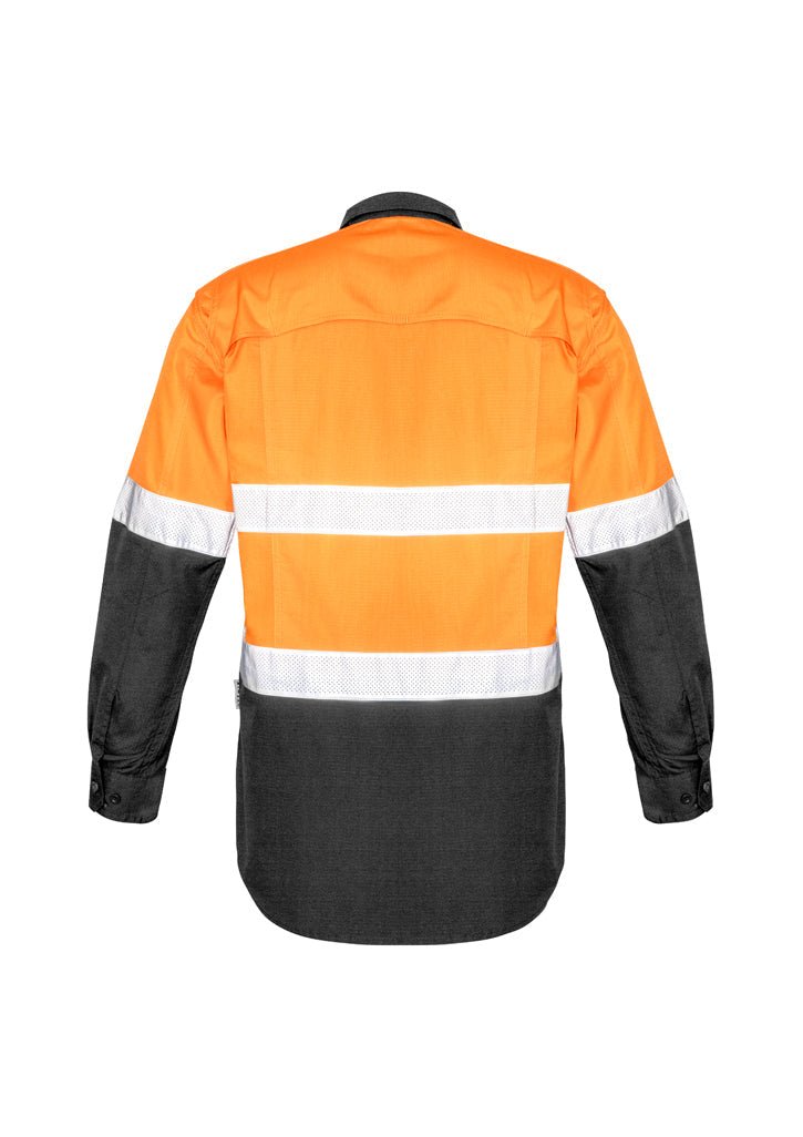 Syzmik Mens Rugged Cooling Taped Hi Vis Spliced Shirt ZW129 - WEARhouse