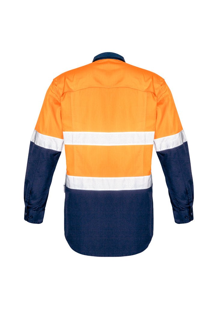 Syzmik Mens Rugged Cooling Taped Hi Vis Spliced Shirt ZW129 - WEARhouse