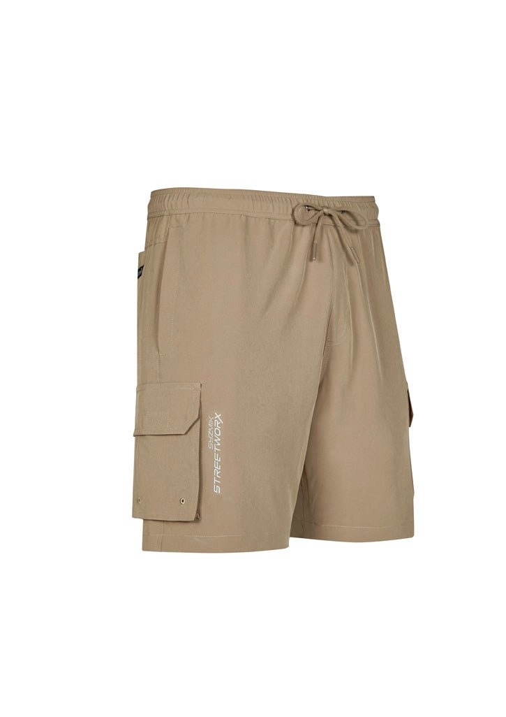 Syzmik Mens Streetworx Stretch Work Board Short ZS240 - WEARhouse