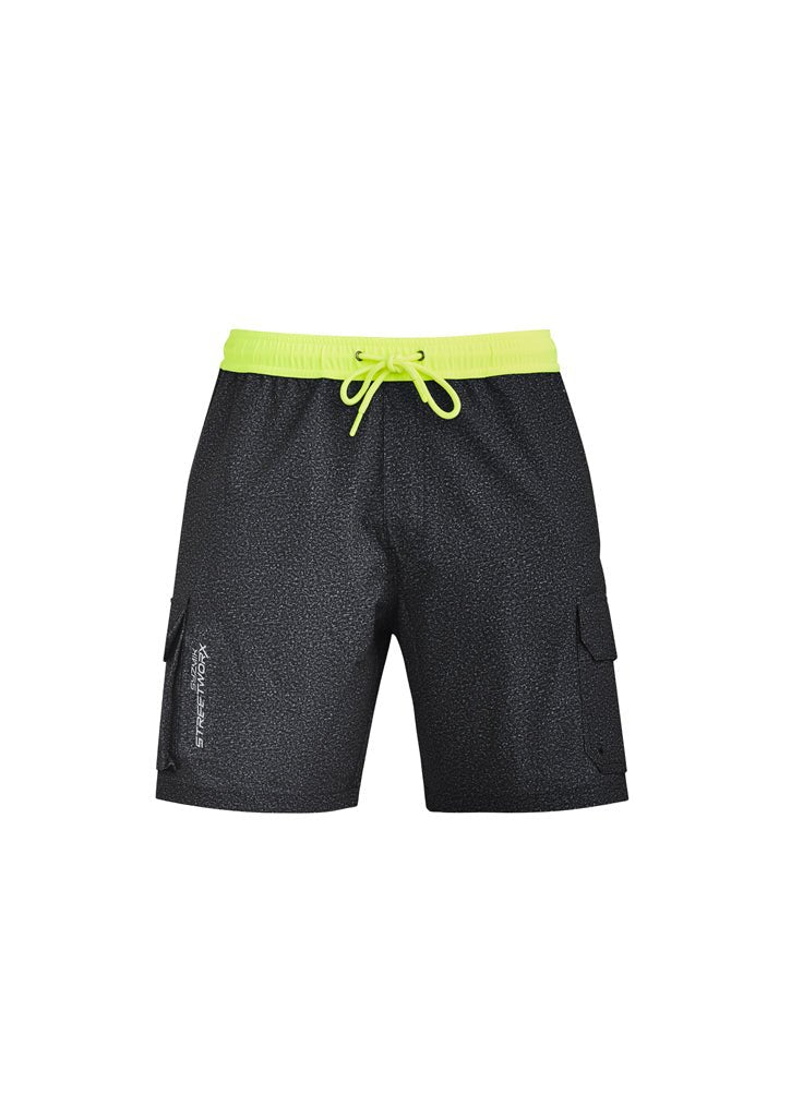 Syzmik Mens Streetworx Stretch Work Board Short ZS240 - WEARhouse