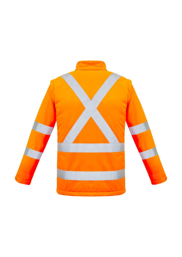 Syzmik Unisex Hi Vis 2 in 1 X Back Soft Shell Jacket ZJ680 - WEARhouse