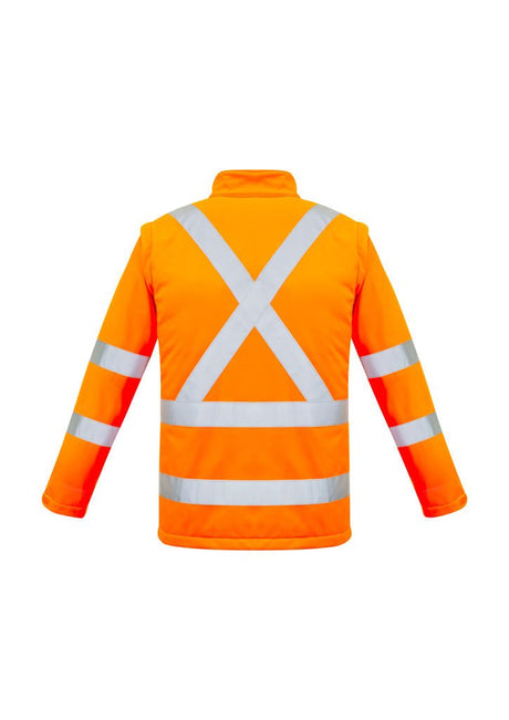 Syzmik Unisex Hi Vis 2 in 1 X Back Soft Shell Jacket ZJ680 - WEARhouse