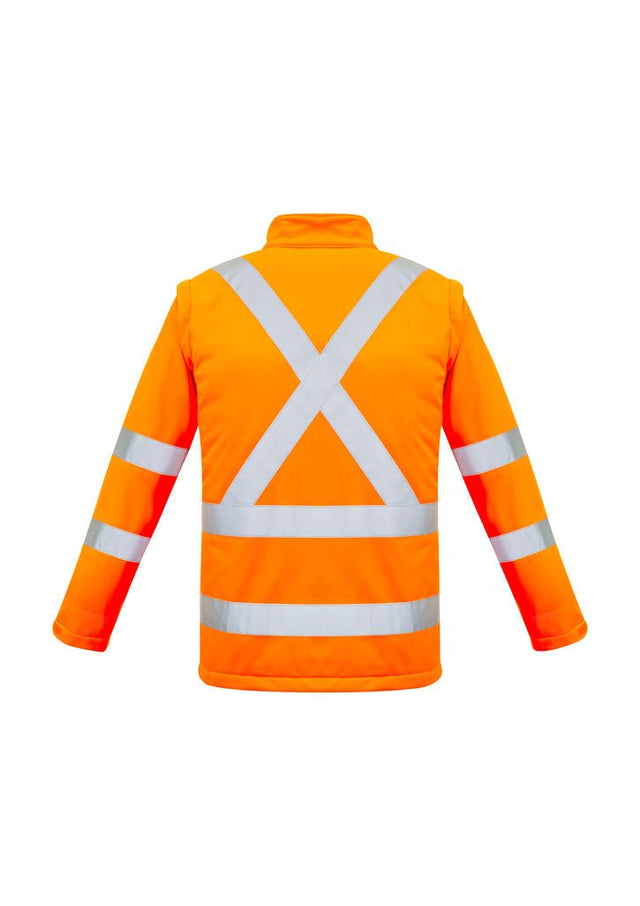 Syzmik Unisex Hi Vis 2 in 1 X Back Soft Shell Jacket ZJ680 - WEARhouse