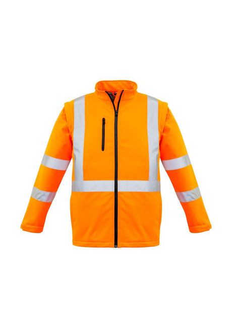 Syzmik Unisex Hi Vis 2 in 1 X Back Soft Shell Jacket ZJ680 - WEARhouse