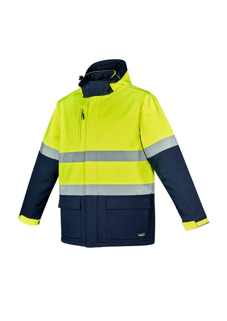 Syzmik Unisex Hi Vis Antarctic Softshell Taped Jacket ZJ553 - WEARhouse