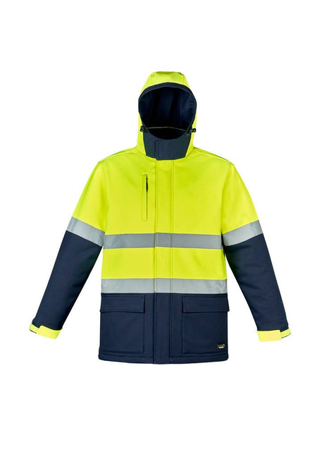 Syzmik Unisex Hi Vis Antarctic Softshell Taped Jacket ZJ553 - WEARhouse