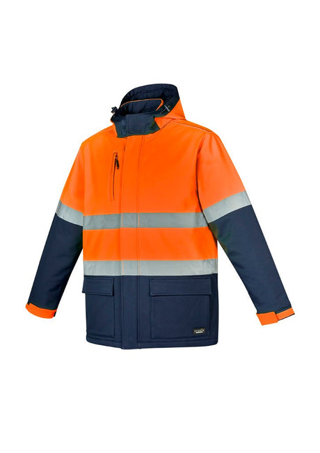 Syzmik Unisex Hi Vis Antarctic Softshell Taped Jacket ZJ553 - WEARhouse